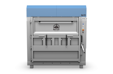 Presa electrica verticala E619 pentru carton si plastic