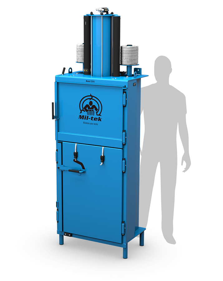 2205-cardboard-and-plastic-baler-AU