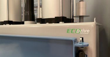 eco drive logo on pneumatic baler